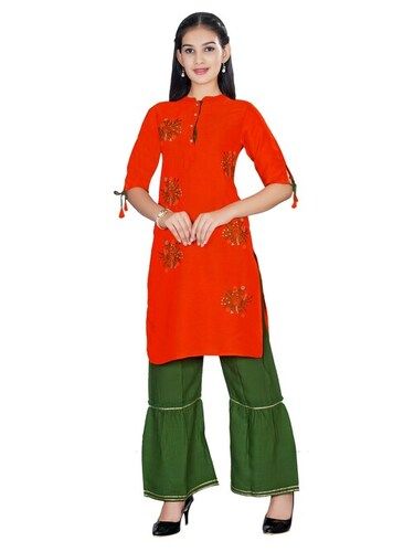 Girls kurti with sarara set