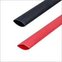 Red And Black Heat Shrink Sleeves - Pvc Material, 1 Meter Length, 8mm Thickness | Waterproof, Industrial Use, Durable Heat Shrink Technology