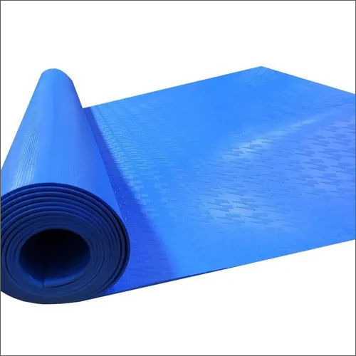 Blue Industrial Electrical Rubber Mat