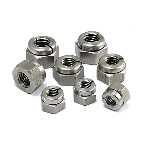 Silver Self Locking Nuts