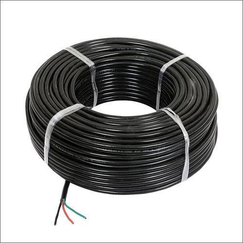 Black 3 Core Flexible Copper Wires