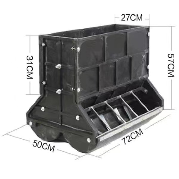 Black Piglet Feeder 10 Holes