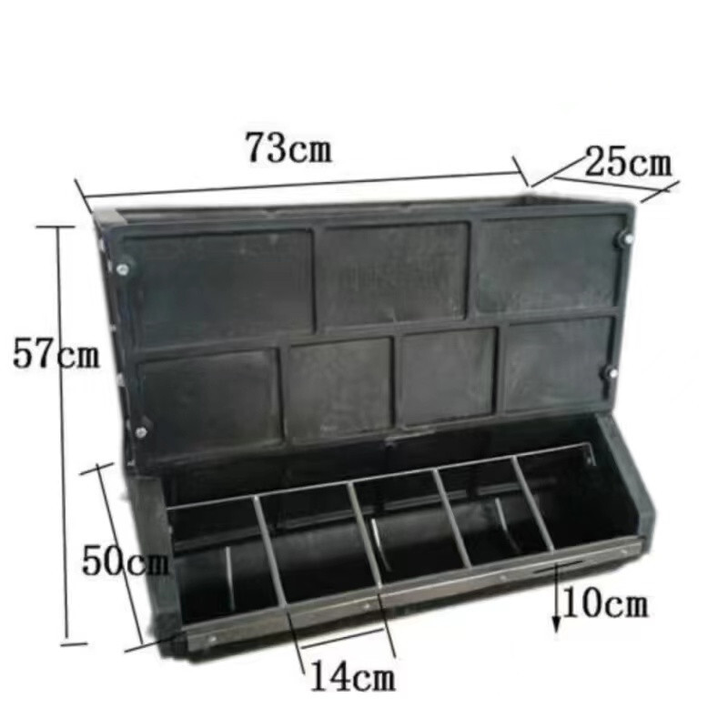 Black Piglet Feeder 10 Holes