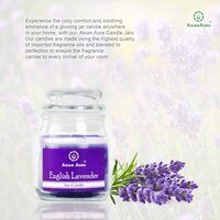 Asian Aura English Lavender Highly Fragrance Jar Candle (Pack of 1)