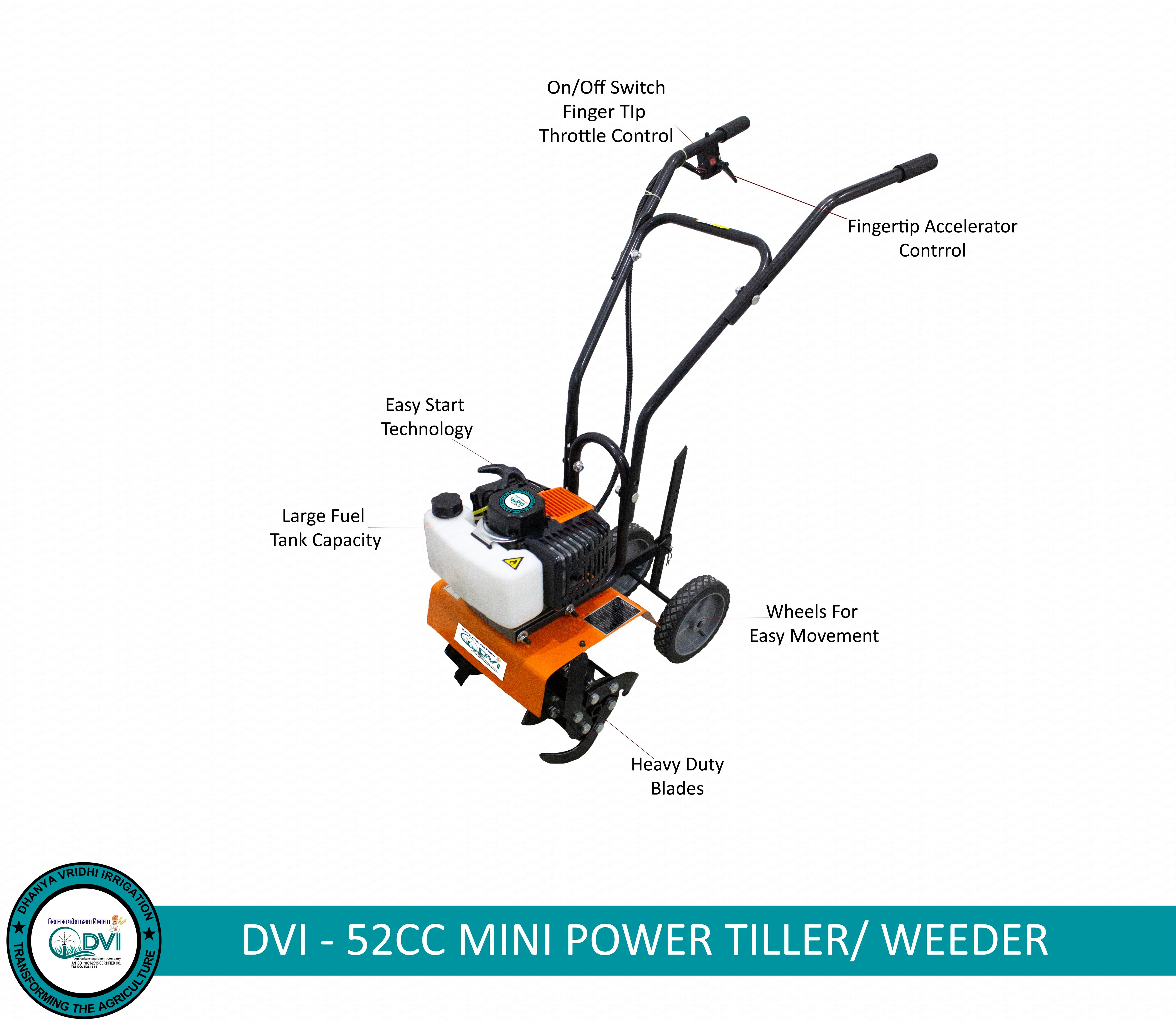 52CC MINI POWER TILLER