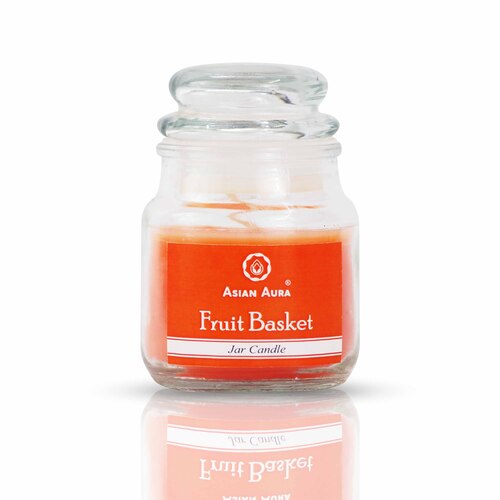 Asian Aura Fruit Basket Highly Fragranced Jar Candle (Pack of 1