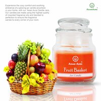 Asian Aura Fruit Basket Highly Fragranced Jar Candle (Pack of 1)