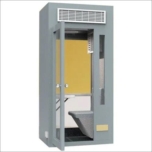 Grey Wooden Sound Insulated Booth