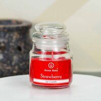Asian Aura Strawberry Highly Fragranced Jar Candle (Pack of 1)