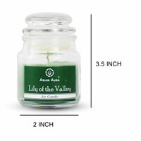 Asian Aura Lily of the valley Highly Fragranced Jar Candle (Pack of 1)