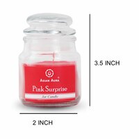 Asian Aura Pink Surprise Highly Fragranced Jar Candle (Pack of 1)