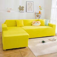 House of Quirk Single Seater Sofa Slipcover with 1 Cushion Cover