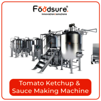 Tomato Ketchup Plant Machinery - Capacity: Upto 3000 Kg/day