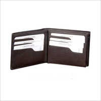 Mens Leather Wallet - Leather, Various Sizes Available, Brown Color, Folded Design For Easy Pocket Storage