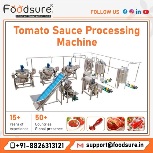 Automatic Tomato Sauce Processing Plant By BINS & SERVICES FOODSURE