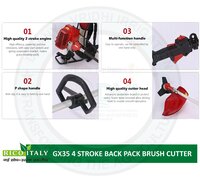 RICO 35cc Back Pack Brush Cutter