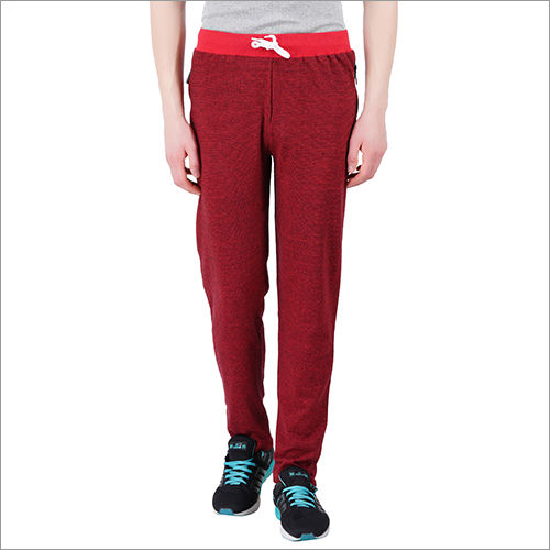 Mens Loop Knit Zipper Track Pants