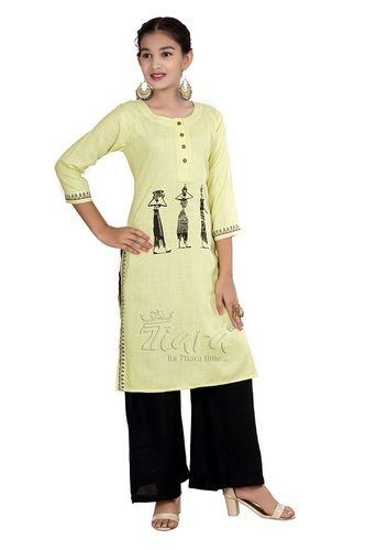 girls kurti with plazzo