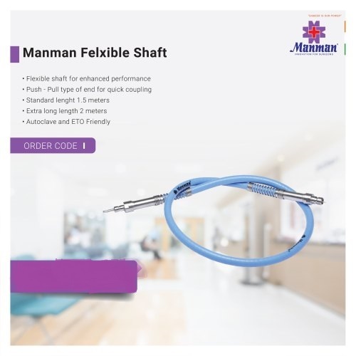 Manman Flexible Shaft For Driving Unit - 1.5Mtr ( Code - I ) ( Per Pc Rates) - Color: Blue