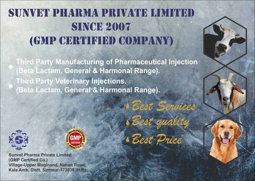 Veterinary Injectable Manufacturer Ingredients: Chemicals