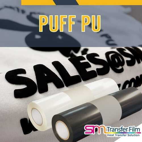 Korean Plain heat transfer Puff vinyl film