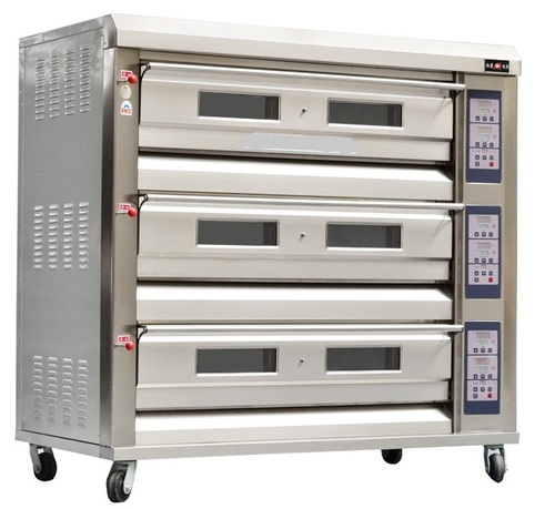 Two Deck Six Tray Gas Oven