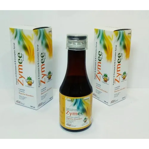 Enzyme With Multi Vitamins Syrup Dry Place
