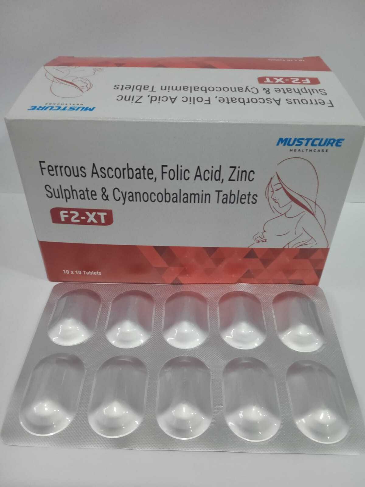 Ferrous Ascorbate Folic Acid Zinc Sulphate  Cyanocobalamin Tablets