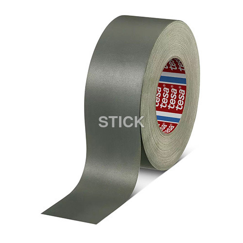 Temperature Resistant Acrylic Cloth Tape - Grey, Single-Sided Solvent Adhesive, Waterproof and Puncture Resistant, Hand-Tearable for Easy Application