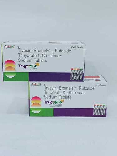 Trypsin Bromelain Rutoside Trihydrate - Diclofenac Sodium Tablets