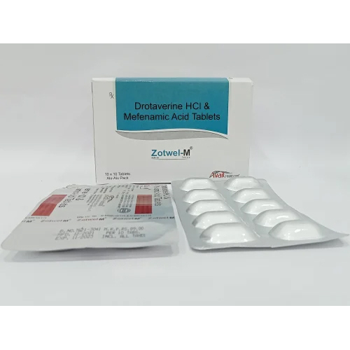 Drotaverine Hydrochloride - Mefenamic Acid Tablets Dry Place