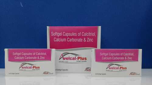 Calcitriol Calcium Carbonate And Zinc Softgel Capsules