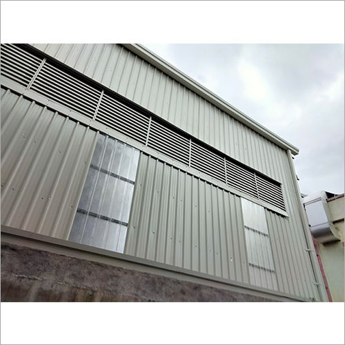 Vertical Air Louvers Application Construction at Best Price in Ahmedabad Shail Steel Structure