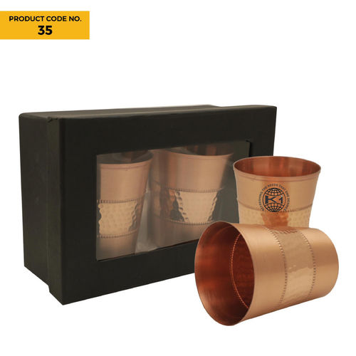 Copper 2 Glasses In Gift Box CP-07