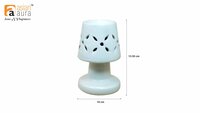 Asian Aura Ceramic Aromatic Oil Diffuser with 2 oil bottles AAEB 005-W