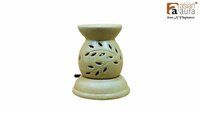 Asian Aura Ceramic Aromatic Oil Diffuser with 2 oil bottles AAEB 006-B