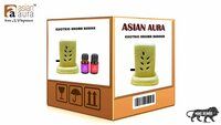 Asian Aura Ceramic Aromatic Oil Diffuser with 2 oil bottles AAEB 007-B