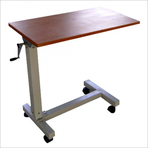 Over Bed Table (Adjustable By Gear Handle) Jms-041