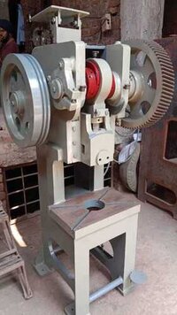 10 Ton Power Press - Big Bolster Size, Bronze Bushing, Gray Color, Durable Design, Efficient Mechanical Power