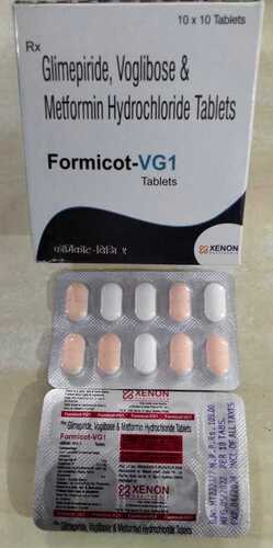 Glimepiride Voglibose And Metformin Hydrochloride Tablets