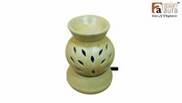 Asian Aura Ceramic Aromatic Oil Diffuser with 2 oil bottles AAEB 0014-B