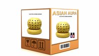 Asian Aura Ceramic Aromatic Oil Diffuser with 2 oil bottles AAEB 0016-B