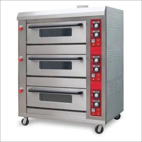 Semi Automatic Three Deck Electric Oven