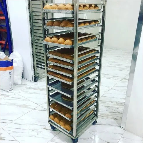 Stainless Steel Bakery Trolley Application: Industrial