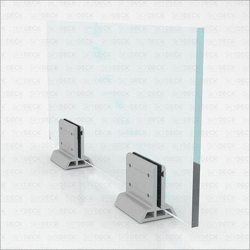 Aluminium Glass Railing With Aluminum Alloy Bracket