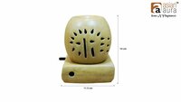 Asian Aura Ceramic Aromatic Oil Diffuser with 2 oil bottles AAEB 0018-B