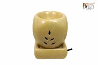 Asian Aura Ceramic Aromatic Oil Diffuser with 2 oil bottles AAEB 0019-B