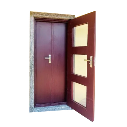 Modern Steel Door With Mesh