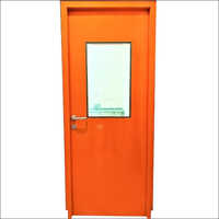 Orange Powder Coated Commercial Door Frame
