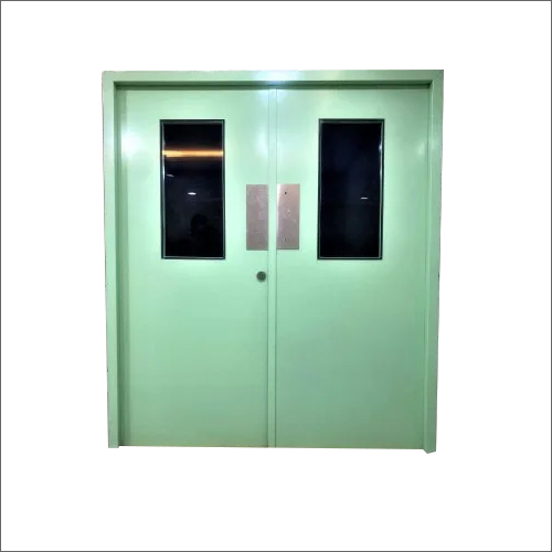 Gi Powder Coated Hospital Double Door